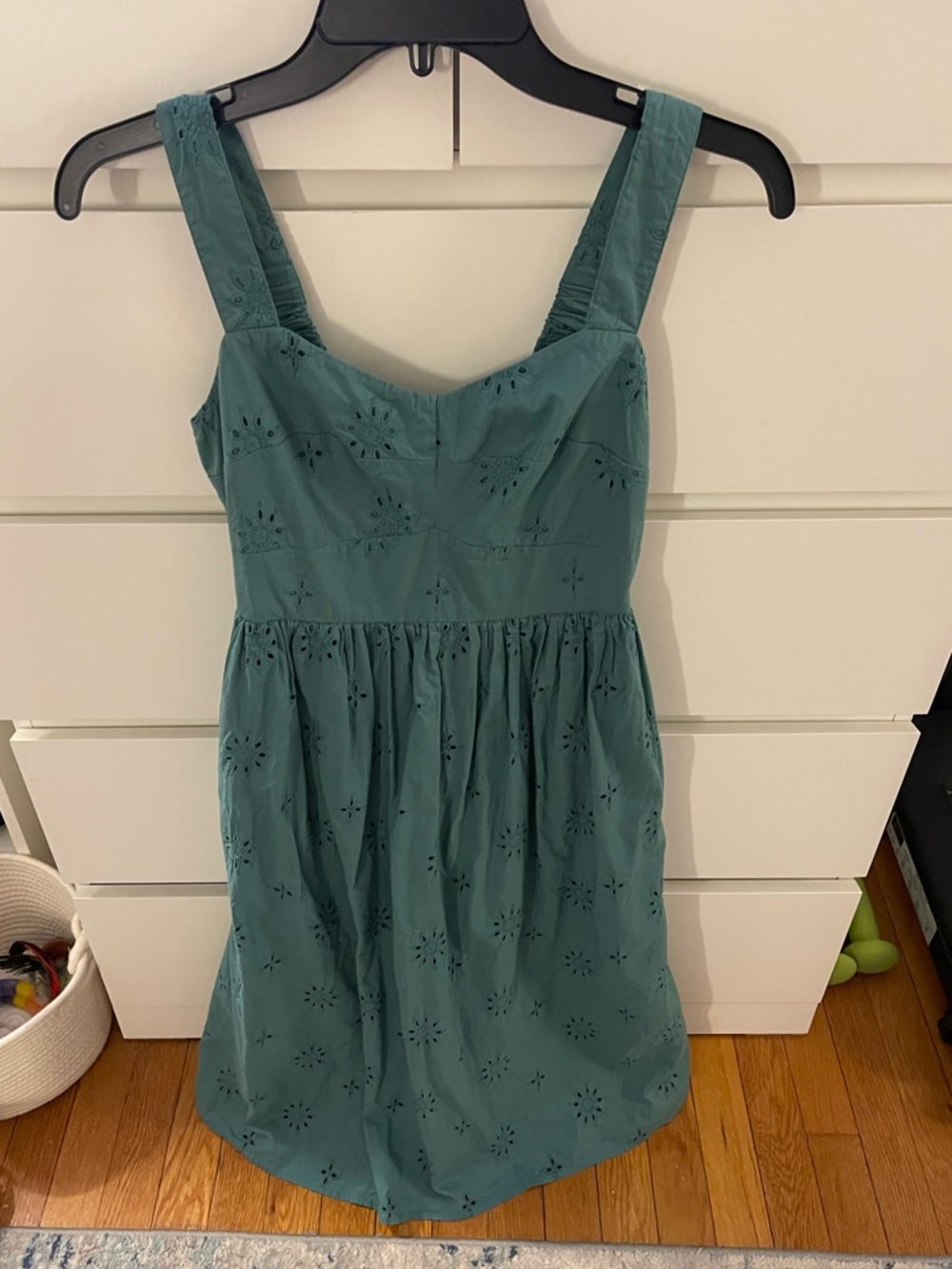 J. Crew Factory Eyelet Midi Dress - Size 6P